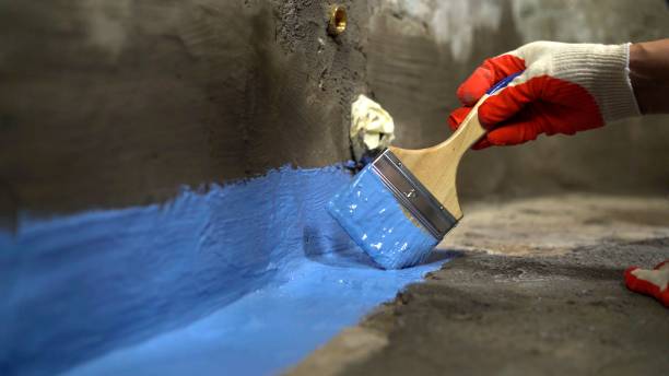 Commercial Exterior Waterproofing project at a Pittsboro, IN business property by SJ Waterproofing Pros